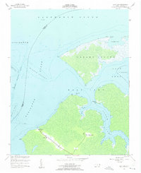 Download a high-resolution, GPS-compatible USGS topo map for East Lake, NC (1956 edition)