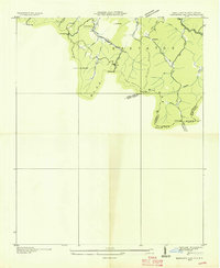 1935 Map of Eastatoe Gap