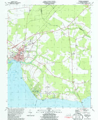 Download a high-resolution, GPS-compatible USGS topo map for Edenton, NC (1986 edition)