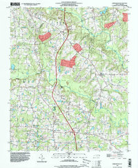 Download a high-resolution, GPS-compatible USGS topo map for Edmondson, NC (1999 edition)