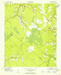 Download a high-resolution, GPS-compatible USGS topo map for Edward, NC (1953 edition)