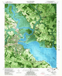 Download a high-resolution, GPS-compatible USGS topo map for Elizabeth City, NC (1983 edition)