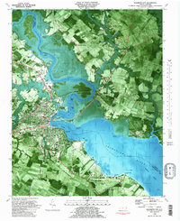 Download a high-resolution, GPS-compatible USGS topo map for Elizabeth City, NC (1983 edition)