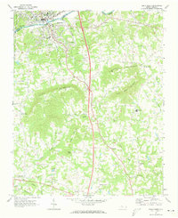 Download a high-resolution, GPS-compatible USGS topo map for Elkin South, NC (1973 edition)