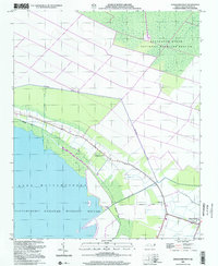 preview thumbnail of historical topo map of Hyde County, NC in 2000