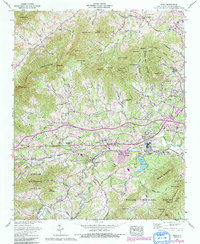 Download a high-resolution, GPS-compatible USGS topo map for Enka, NC (1991 edition)