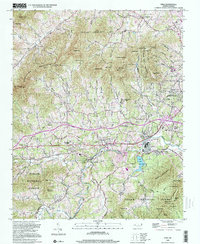 Download a high-resolution, GPS-compatible USGS topo map for Enka, NC (2001 edition)