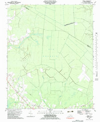 preview thumbnail of historical topo map of Craven County, NC in 1983