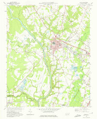 Download a high-resolution, GPS-compatible USGS topo map for Erwin, NC (1975 edition)