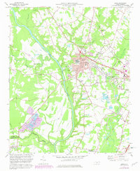 Download a high-resolution, GPS-compatible USGS topo map for Erwin, NC (1982 edition)