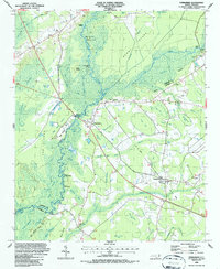Download a high-resolution, GPS-compatible USGS topo map for Evergreen, NC (1987 edition)