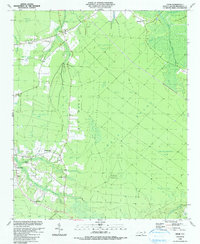preview thumbnail of historical topo map of Brunswick County, NC in 1990