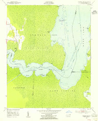 Download a high-resolution, GPS-compatible USGS topo map for Fairfield NE, NC (1955 edition)