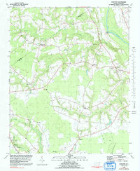 preview thumbnail of historical topo map of Falkland, NC in 1980