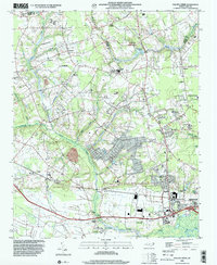 Download a high-resolution, GPS-compatible USGS topo map for Falling Creek, NC (2001 edition)