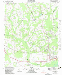 Download a high-resolution, GPS-compatible USGS topo map for Falling Creek, NC (1983 edition)