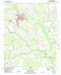 Download a high-resolution, GPS-compatible USGS topo map for Farmville, NC (1981 edition)