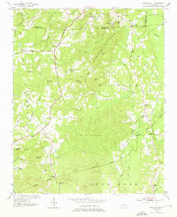 preview thumbnail of historical topo map of Chatham County, NC in 1951
