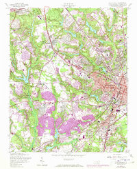 Download a high-resolution, GPS-compatible USGS topo map for Fayetteville, NC (1973 edition)