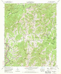 Download a high-resolution, GPS-compatible USGS topo map for Fines Creek, NC (1970 edition)