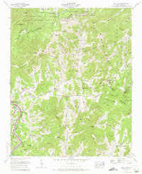 Download a high-resolution, GPS-compatible USGS topo map for Fines Creek, NC (1973 edition)