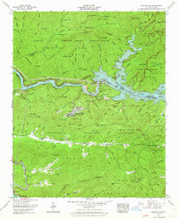 Download a high-resolution, GPS-compatible USGS topo map for Fontana Dam, NC (1964 edition)