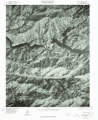 preview thumbnail of historical topo map of Fontana Dam, NC in 1976