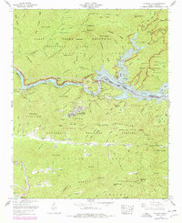 preview thumbnail of historical topo map of Fontana Dam, NC in 1961
