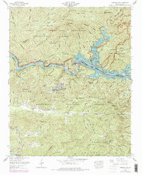 Download a high-resolution, GPS-compatible USGS topo map for Fontana Dam, NC (1978 edition)