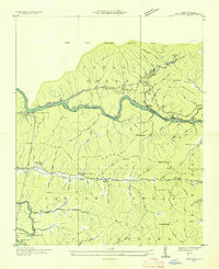 1935 Map of Fontana Dam, NC