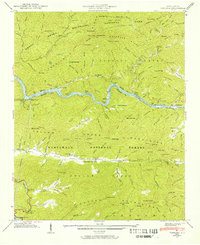 1940 Map of Fontana Dam, NC, 1956 Print