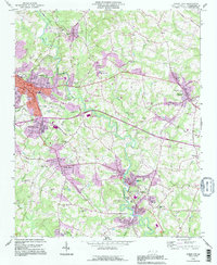 Download a high-resolution, GPS-compatible USGS topo map for Forest City, NC (1996 edition)