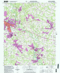 Download a high-resolution, GPS-compatible USGS topo map for Forest City, NC (2003 edition)