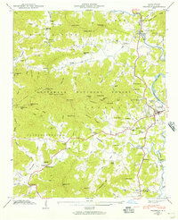 Download a high-resolution, GPS-compatible USGS topo map for Franklin, NC (1957 edition)
