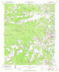 Download a high-resolution, GPS-compatible USGS topo map for Franklin, NC (1973 edition)