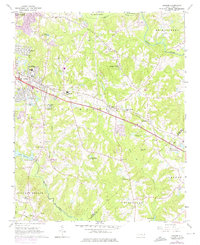 Download a high-resolution, GPS-compatible USGS topo map for Garner, NC (1976 edition)