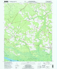 Download a high-resolution, GPS-compatible USGS topo map for Gatesville, NC (2002 edition)
