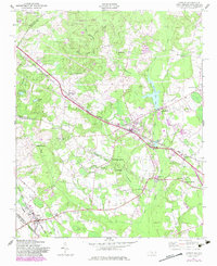 Download a high-resolution, GPS-compatible USGS topo map for Gibson, NC (1983 edition)