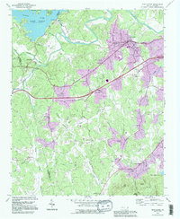 Download a high-resolution, GPS-compatible USGS topo map for Glen Alpine, NC (1996 edition)