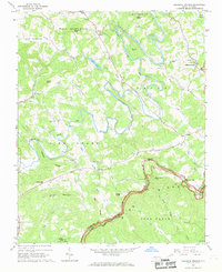 Download a high-resolution, GPS-compatible USGS topo map for Glendale Springs, NC (1968 edition)