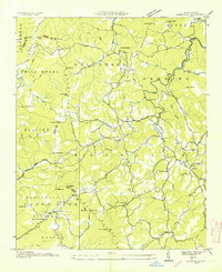 Download a high-resolution, GPS-compatible USGS topo map for Glenville, NC (1935 edition)