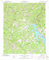 Download a high-resolution, GPS-compatible USGS topo map for Glenville, NC (1972 edition)
