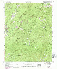 preview thumbnail of historical topo map of Avery County, NC in 1960