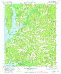 preview thumbnail of historical topo map of Chatham County, NC in 1973