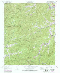 preview thumbnail of historical topo map of Jackson County, NC in 1940
