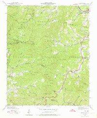 preview thumbnail of historical topo map of Jackson County, NC in 1940