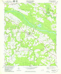 Download a high-resolution, GPS-compatible USGS topo map for Grimesland, NC (1980 edition)