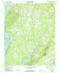 preview thumbnail of historical topo map of Davidson County, NC in 1981