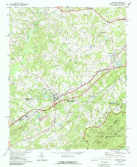 Download a high-resolution, GPS-compatible USGS topo map for Grover, NC (1989 edition)