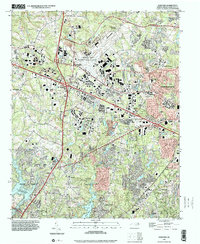 Download a high-resolution, GPS-compatible USGS topo map for Guilford, NC (2001 edition)